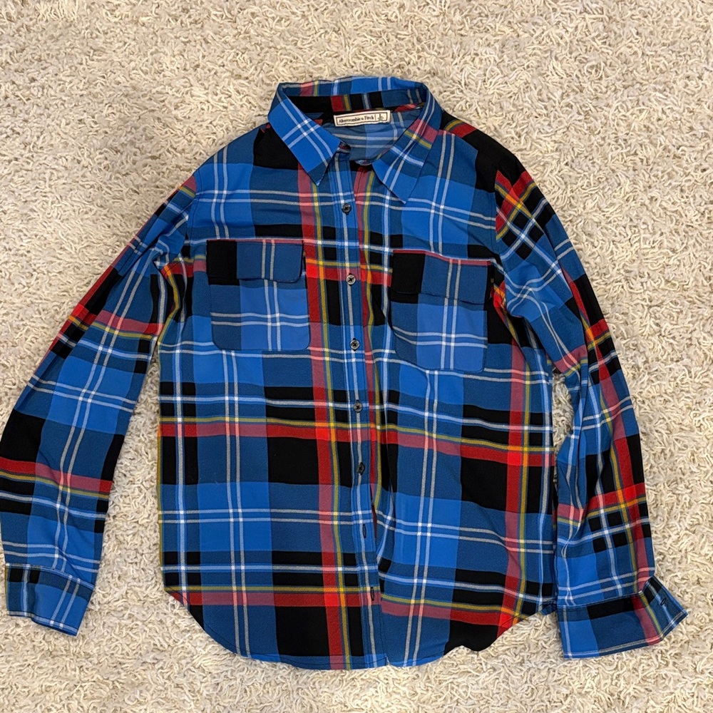Abercrombie Plaid Lightweight button down